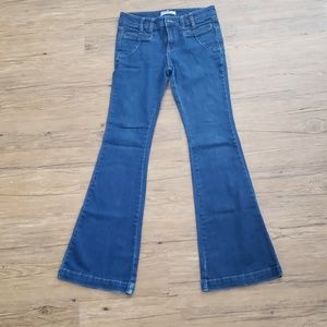 Free People High Rise Flare Jeans